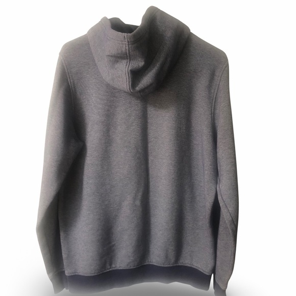 UNDER ARMOUR Men's Rival Fitted Coldgear Pullover Hoodie Midnight Navy - Picture 7 of 11